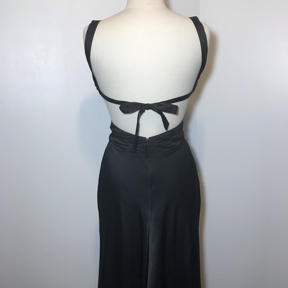 BCBC Max Azria Satin Cut-Out Gown - Picture 4 of 14